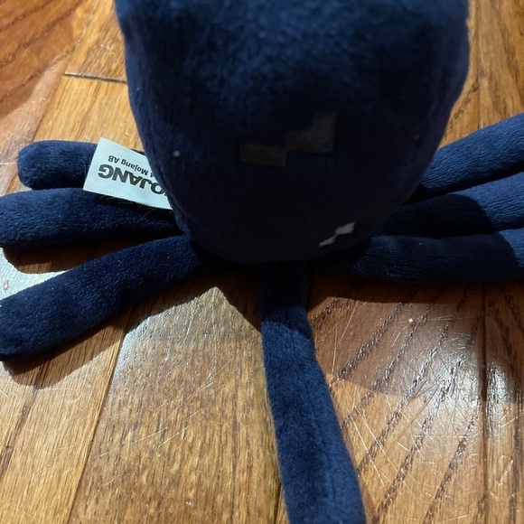 2014 Mojang Jazzwares Minecraft Blue Baby Squid Octopus Plush Toy Doll Figure 7" - Picture 4 of 7